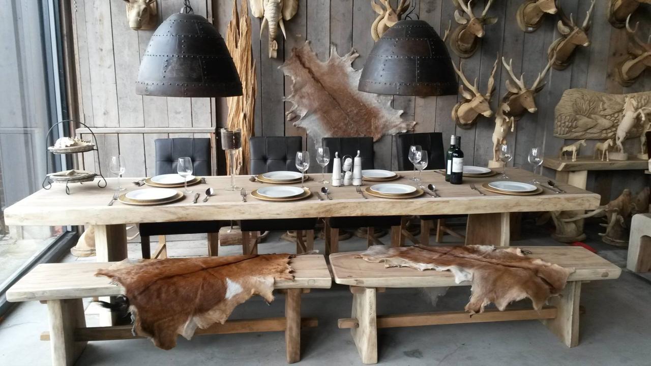 Beurs Eigen Huis Puurteak teak houten meubelen