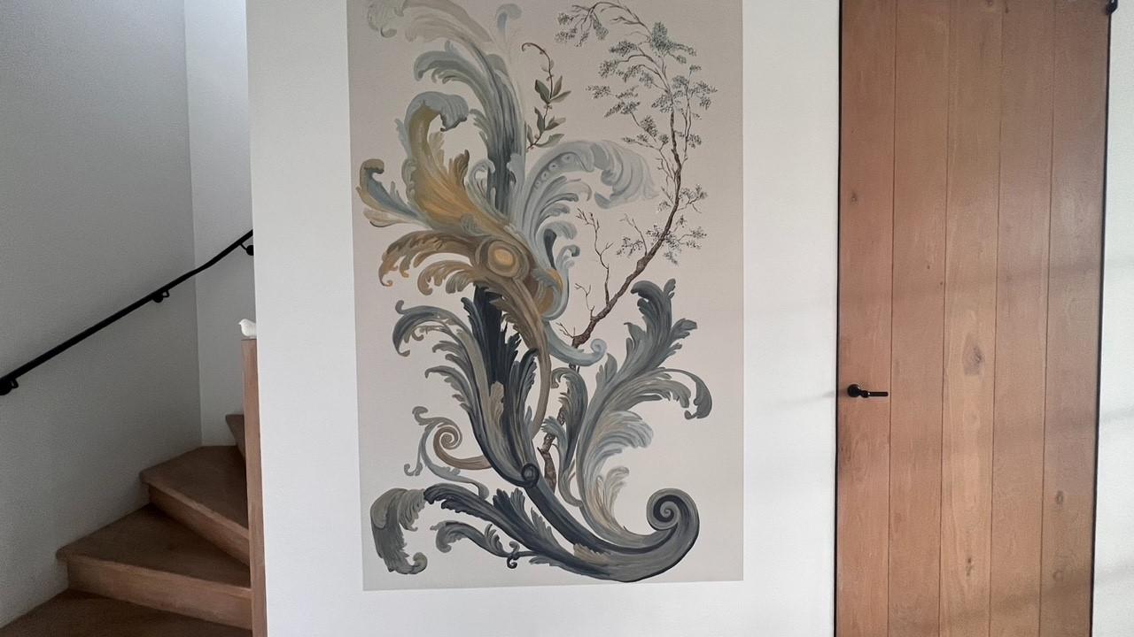 Muurschildering REALISEER JE DROOMHUIS