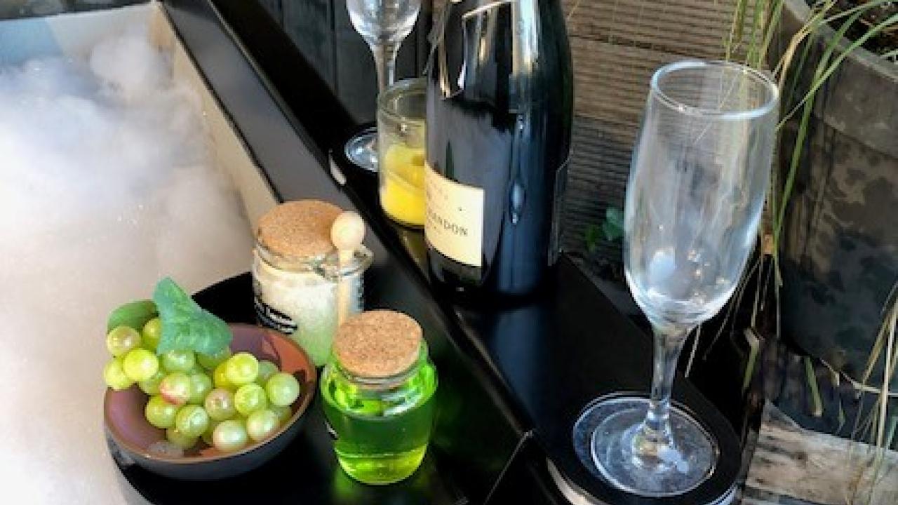 bubbelbad champagne beurs eigen huis